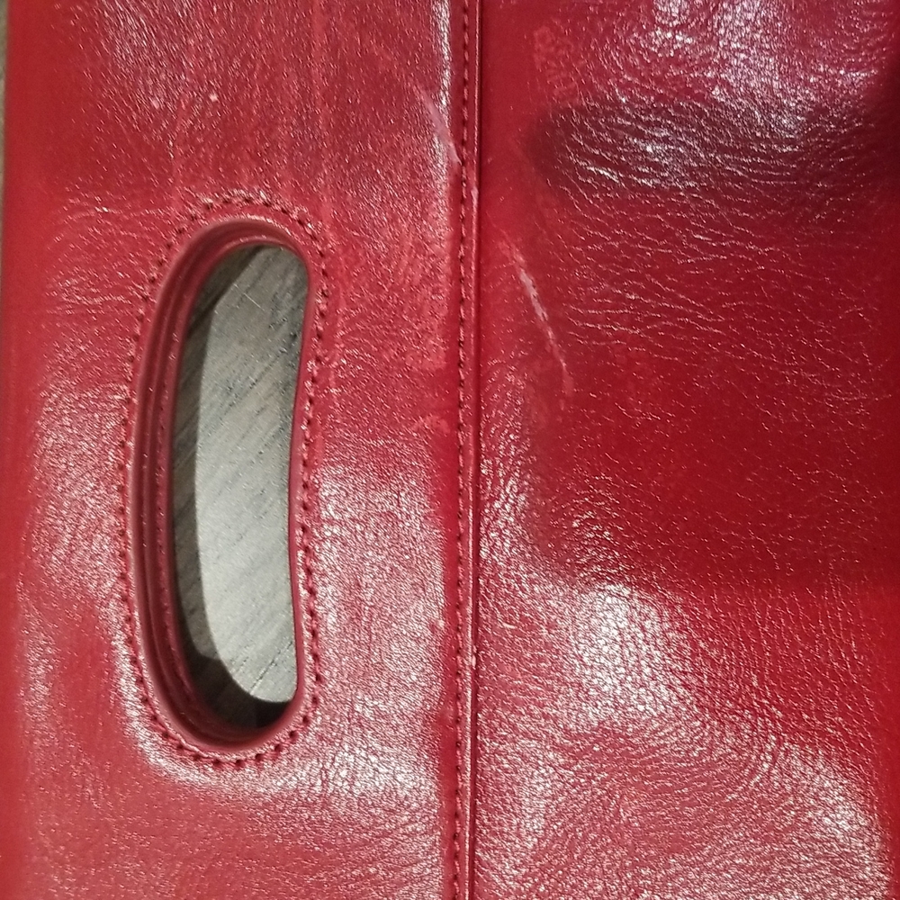 Hobo red leather clutch - Picture 2 of 8
